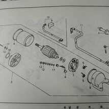 GB250　MC10 セルモーター　ブラシホルダー　ブラシターミナル　純正未使用品　クラブマン_画像3