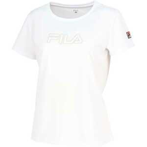 フィラ アップリケTシャツ（レディース) L ホワイト #VL2819-01 FILA 新品 未使用