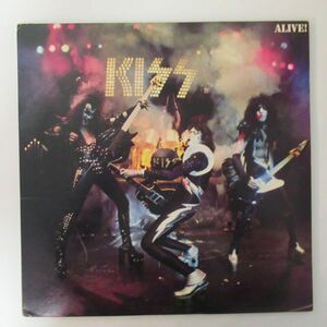 ROCK LP/見開きジャケット/2LP/ライナー付き美盤/Kiss - Alive!/B-11759