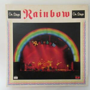 ROCK LP/見開きジャケット/2LP/ライナー付き美盤/Rainbow - On Stage/Ｂ-11750