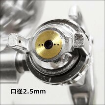 エアースプレーガン 重力式 口径2.5mm 塗装ガン 400cc [W77G]/15Б_画像2