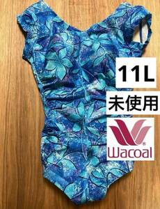 未使用◇Wacoal◇ワコール◇リマンマ◇ワンピース水着◇ブルー花柄◇11L