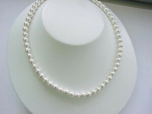 Бесплатная доставка ◆ формально! Shell Pearl 7mm Bead Collece (белый)