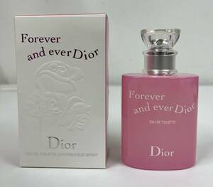 【TK11736MT】1円～ Forever and ever Dior 香水 50ml フォーエヴァー アンド エヴァー ディオール オードゥトワレ 残量9割 箱あり