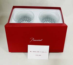 【MIA-10263】1円 ～ Baccarat バカラ 2019 タンブラー ロックグラス ビバ ヴィータ 2客 セット 食器 クリスタル 箱付き