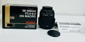 【TK12137MT】1円～ SIGMA シグマ 28‐300㎜ F3.5‐6.3 DG MACRO FILTER SIZE 62 AF‐MF ZOOM LENS レンズ カメラ 一眼レフ