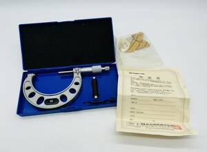 【OP-12114TR】1円スタート OUTSIDE MICROMETER 50-75mm 0.01mm MC-105-75 標準外側マイクロメータ 新潟精機 中古 精密機器 