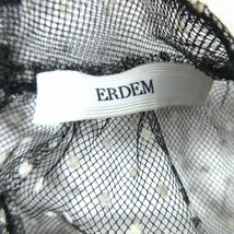 ▼△ERDEM（アーデム）▲半袖チュールブラウス▲ブラック▲ドット柄▲総チュール▲レディーストップス▲美品_画像7