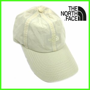 ▲□THE NORTH FACE(ザノースフェイス)☆美品☆メンズ☆帽子☆キャップ☆ベージュ☆ナイロン素材☆フリーサイズ☆