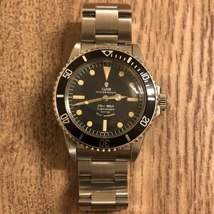 TUDOR (チュードル) SUBMARINER (サブマリーナ) 薔薇サブ ref7016 O/H済み　プラスチックドーム　ハック機能付き　自動巻き　腕時計