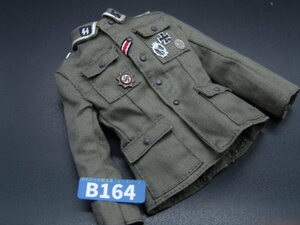 【 青164 】1/6ドールパーツ：DRAGON製 ドイツ軍SS下士官戦闘服上衣（WWII）【 長期保管・ジャンク扱い品 】