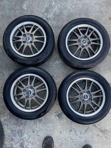 タイヤ付きホイールセット　4穴 13x41/2J 155/65R13 タイヤ2021年