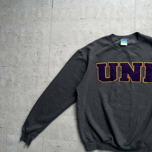 champion チャンピオン カレッジロゴ UNI クルーネック スウェット トレーナー チャコールグレー M