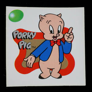 ポーキー・ピッグ PORKY PIG はずれ シール バックスバニー チョコレート ロッテ 1989 マイナーシール