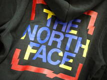 新品 L/THE NORTH FACE ノースフェイス グラフィック ロゴ 上質 裏起毛 スウェット パーカー 黒 / NOV GRAPHIC_画像5