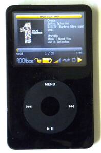 Apple iPod classic バッテリー良好 30GB A1136 MA446J（黒） 動作品　送料全国一律無料