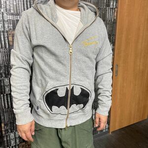 【レア品】TOMMY x バットマン　コラボパーカー ジップパーカー XL パーカー スウェット