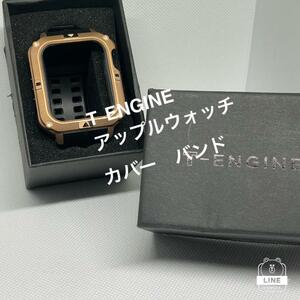 T-ENGINE コンパチブル Apple watch バンド　ピンクゴールド