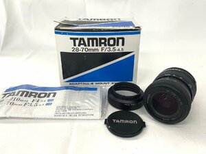 [中古品] カメラレンズ TAMRON 28-70mm φ52 1:3.5-4.5/ レンズフード ASAHI standard Lens φ49 1:1.4 50mm【送料別】AD0023