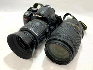 【中古品/動作未確認】(2点set)Nikon ニコン デジタルカメラ[D3100] レンズ[55-300mm/1:4.5-5.6G]【送料別】TD0362