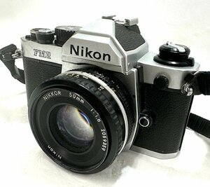 【中古品】(※動作未確認)ニコン　Nikon　一眼フィルムカメラ　FM2【送料別】FD0991