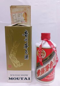 【未開栓】貴州茅台酒 年代不明 マオタイ酒 天女ボトル 中国酒 KWEICHOW MOUTAI 200ml(約440.5g) 53％【送料別】IA0034