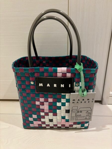 MARNI MARKET☆ピクニックバック 完売品 マルニ バック マルニマーケット フラワーカフェ かごバッグ