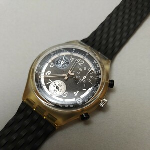 【ジャンク品】SWATCH chrono (スウォッチ クロノ)　クォーツ（電池交換済み）送料無料