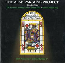 The Alan Parsons Project/Single Edits(The Turn Of A Friendly Card・Snake Eyes・Games People Play)【未開封RecordStoreDay2015限定】_画像1