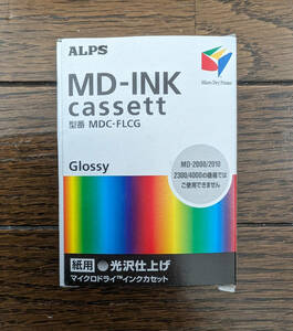 [ new goods ]ALPS made ALPS printer for gloss ( lustre )Glossy ink ribbon cassette pattern number MDC-FLCG object model MD-1000/1300/1500/5000/5500