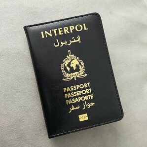 インターポール 国際刑事警察機構 ICPO パスポートケース パスケースの画像1