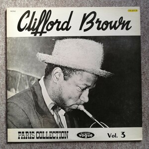 LPレコード　クリフォード・ブラウン/パリス・コレクション　CLIFFORD BROWN 　PARIS COLLECTION VOL.3 　国内盤　未使用に近い美品