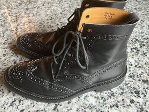 極美品　Trickers トリッカーズ　malton UK9.5 黒　ダイナイトソール　モールトン　black