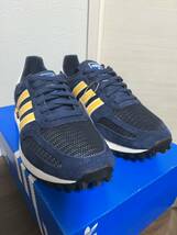 新品 日本未展開 adidas LA TRAINER S ID4663 US9 27.0cm アディダス エルエートレイナー adidas originals 紺黄 ネイビー イエロー 紺 黄_画像3