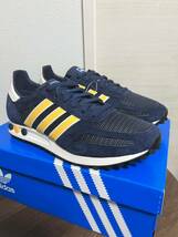 新品 日本未展開 adidas LA TRAINER S ID4663 US9 27.0cm アディダス エルエートレイナー adidas originals 紺黄 ネイビー イエロー 紺 黄_画像6