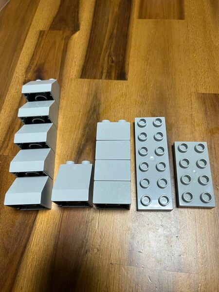 レゴ 灰色　デュプロ LEGO ブロック グレー