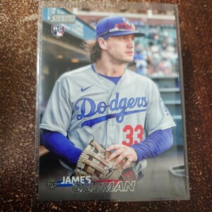 MLB 2023 Topps〈JAMES OUTMAN〉RC ルーキー ロサンゼルス・ドジャース STADIUM CLUB ①