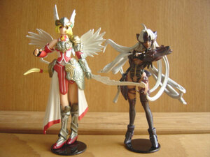 ♯Dql28EJナムコリアルフィギュアギャルズ編7人気2種XenosagaSR:♂Yujinユージン ♀300円〓002522_b