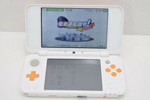 2DS LL DS 本体 妖怪ウォッチ SDカード 動作品 JAN-001 ホワイト オレンジ ゲーム ソフト Nintendo 任天堂 New ニンテンドー RK-196N/612_画像1