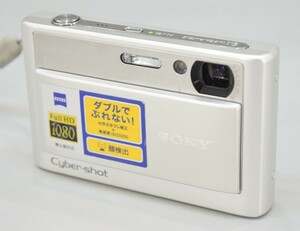 Sony ソニー Cyber-shot Super SteadyShot DSC-T20 3X f=6.33-19.0mm 動作品 デジカメ コンデジ バッテリー付 シルバー RK-292T/000