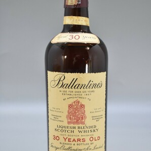 未開栓 希少 古酒 Ballantine's バランタイン 30年 赤紋章 スコッチ ウイスキー 43％ 750ml 箱付 BLENDED SCOTCH WHISKY RK-670S/120の画像2