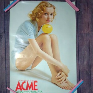 ACME フロリダのさわやかな光と風。アクメ　フルーツ店頭未使用ポスター当時物　