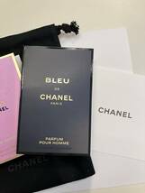 新品　シャネル　CHANEL 香水サンプル２種　ミニきんちゃく付き　チャンス　BLEU　送料込み　匿名配送　_画像2