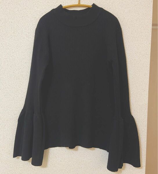 新品！洗えるニット★mir...koko しまむら　黒