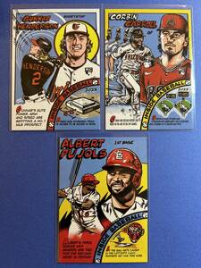 2023 Topps Archives 1979 Topps Conics G.HENDERSON & C.CARROLL & A.PUJOLS 3枚セット