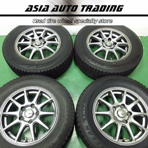 良品 SPORT ABELIA 6J+45 PCD114.3-5穴 ブリヂストン VRX2 205/65R15 BLIZZAK 2019年 しばらく使える スタッドレス