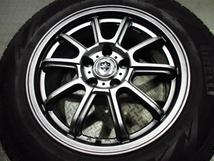 美品 走行極少 ESTROSA VR-10 7J+38 PCD114.3-5穴 ピレリ ICE ASIMMETRICO PLUS 225/60R17 30 前期 後期 アルファード ヴェルファイア 等_画像3