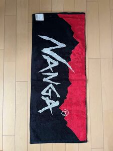 NANGA LOGO FACE TOWEL 日本製 RED×BLACK ナンガロゴフェイスタオル 新品 国内正規品 今治 タオル