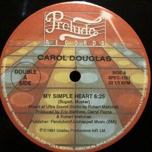 Carol Douglas , Sharon Redd / My Simple Heart , Love Insurance