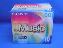  【ソニー】音楽用 CD-R for Audio 10枚パック 日本製【10CRM80CRAX】SONY MADE IN JAPAN_画像1